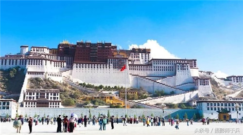 世界海拔最高的城市廣場 西藏布達拉宮廣場