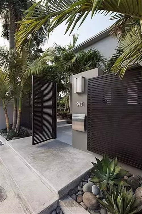 民宿庭院入口可以設計成這樣