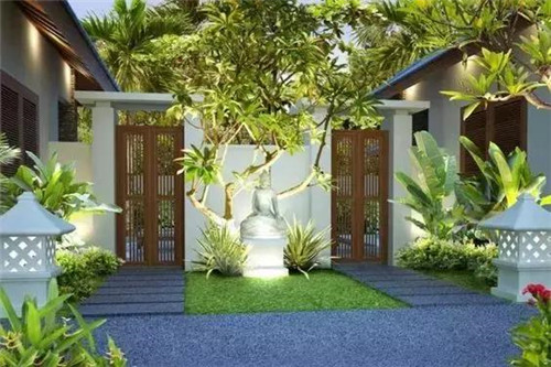 民宿庭院入口可以設計成這樣