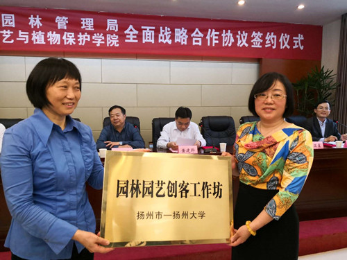 揚州首批大學生“公園管家上崗”