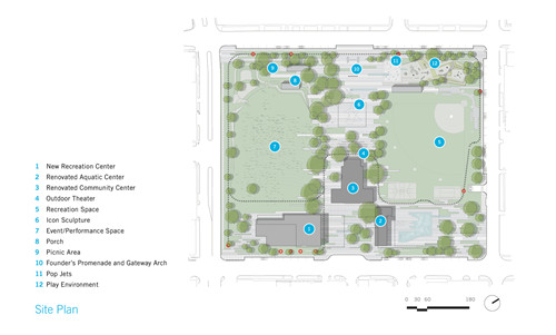 美國解放公園的改擴建