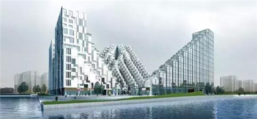 層層退臺式的設(shè)計，如城市中充滿詩意的梯田