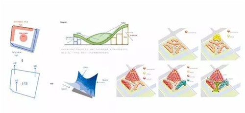層層退臺式的設(shè)計，如城市中充滿詩意的梯田