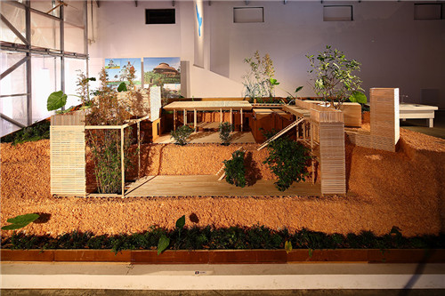 叢林中廢棄農舍改造而成的自然住宅