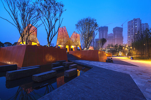 【吉盛園林作品】萬科·金色悅城:零差距呈現瑪莎·施瓦茨大師力作