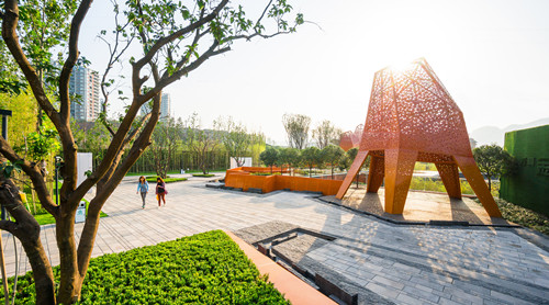 【吉盛園林作品】萬科·金色悅城:零差距呈現瑪莎·施瓦茨大師力作