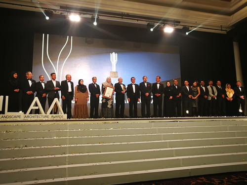 園冶杯組委會出席馬來西亞景觀獎頒獎典禮