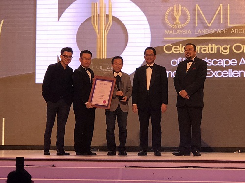 園冶杯組委會出席馬來西亞景觀獎頒獎典禮