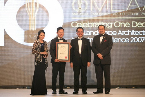 園冶杯組委會出席馬來西亞景觀獎頒獎典禮