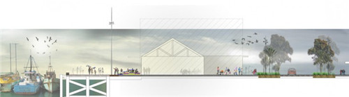 奧克蘭海濱工業(yè)區(qū)北碼頭長廊濱水景觀的改造