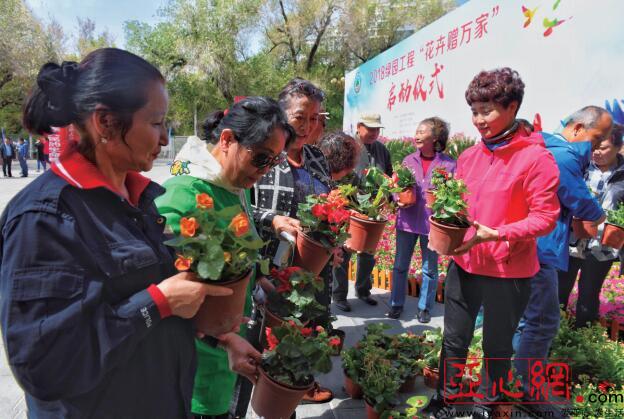 烏魯木齊“綠園工程”百萬盆花卉贈市民