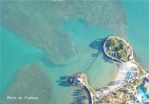 航拍沙巴最美酒店,俯瞰東姑阿都拉曼公園