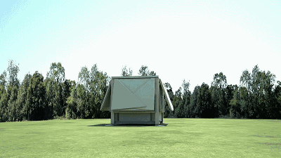 超高級移動別墅  可折疊裝上車