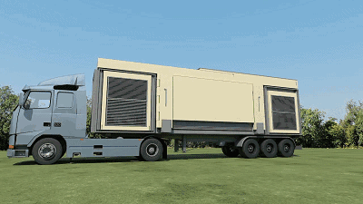 超高級移動別墅  可折疊裝上車