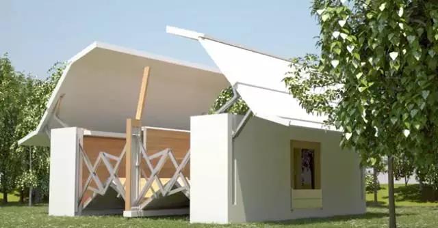 超高級移動別墅  可折疊裝上車