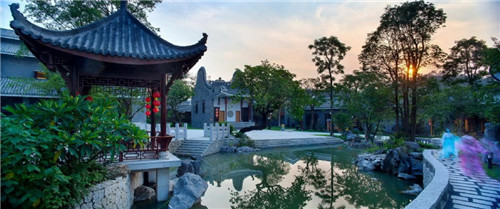 中式園林中的景觀小品