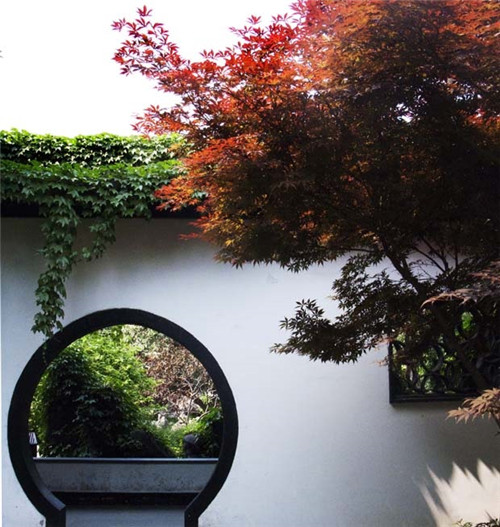 中式園林中的景觀小品