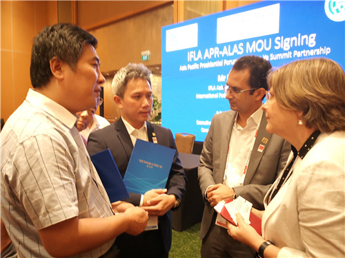 IFLA亞太區與園冶杯國際競賽組委會簽署合作備忘錄
