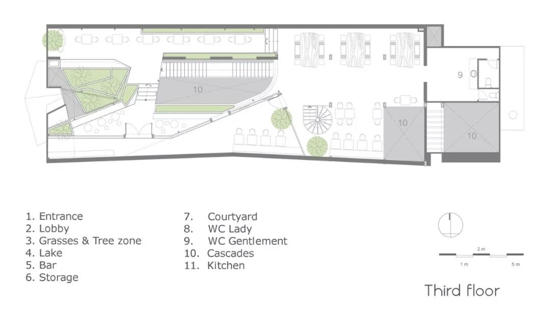 No.1986 咖啡餐廳,奇奇怪怪的‘烏鴉嘴’空間 / Le House