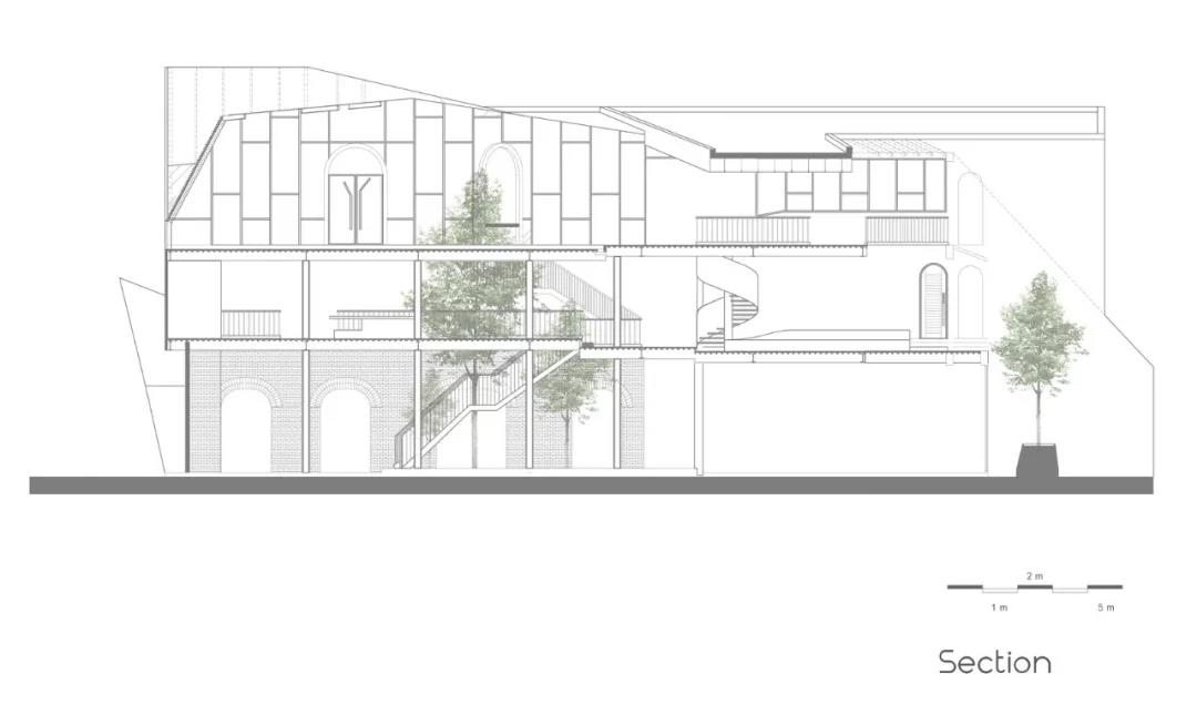 No.1986 咖啡餐廳,奇奇怪怪的‘烏鴉嘴’空間 / Le House