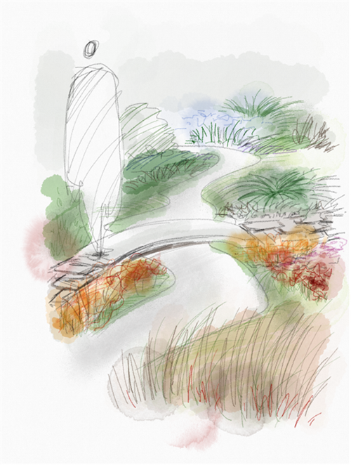 河北省第二屆(秦皇島)園博會花境創意作品——山海境