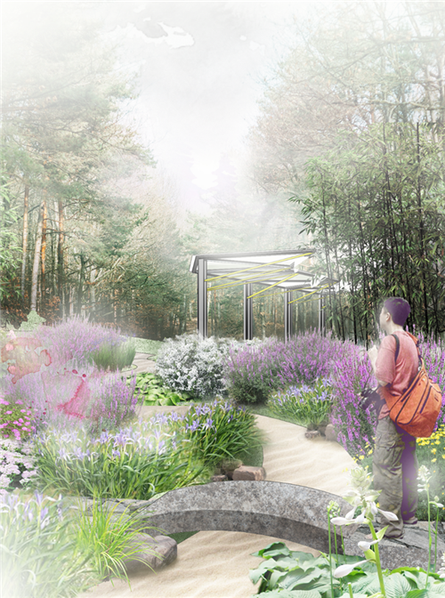 河北省第二屆(秦皇島)園博會花境創意作品——山海境