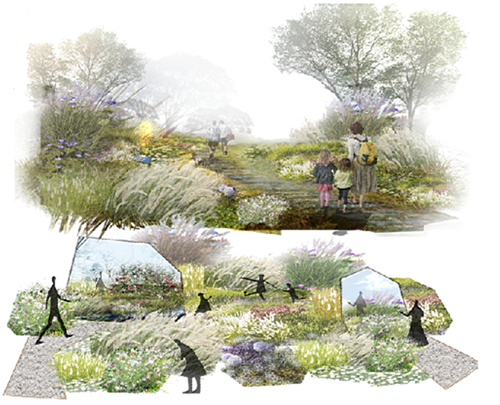 河北省第二屆(秦皇島)園博會花境創意作品——鏡花九象