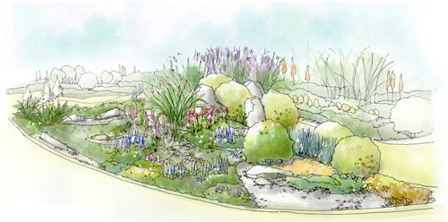 河北省第二屆(秦皇島)園博會(huì)花境創(chuàng)意作品——山海側(cè) 花間頤心