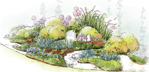 河北省第二屆(秦皇島)園博會(huì)花境創(chuàng)意作品——山海側(cè) 花間頤心