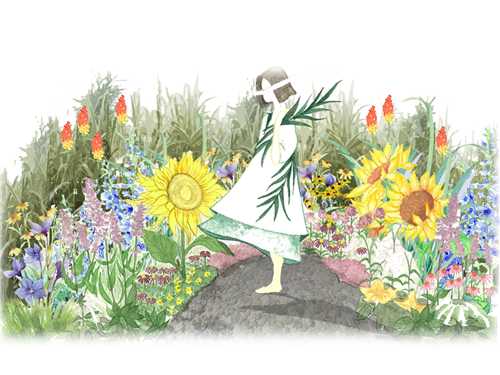 河北省第二屆園博會花境創意作品——尋光者