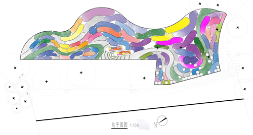 河北省第二屆園博會花境創意作品——花漫“水圖”卷