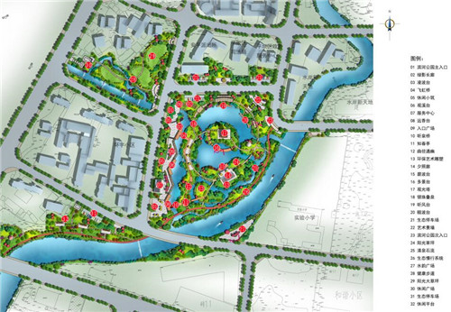 園冶杯專業獎:楊柳灣濱河公園景觀設計