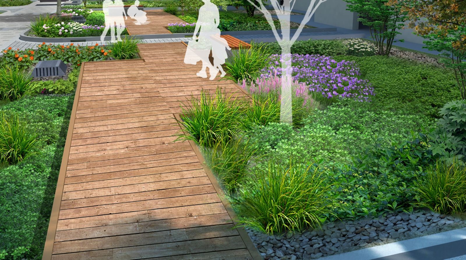 園冶杯專業獎:江蘇鎮江江二社區海綿城市改造工程景觀設計