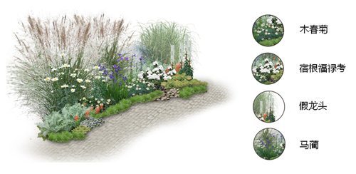 河北省第二屆園博會花境作品——戰爭反思錄