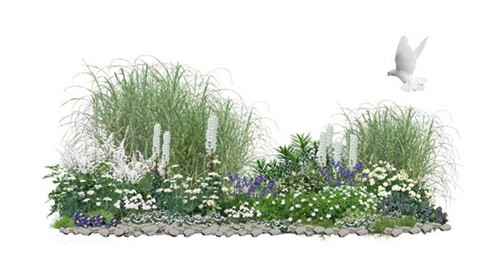 河北省第二屆園博會花境作品——戰爭反思錄