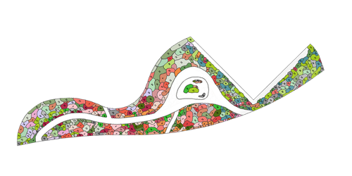 河北省第二屆園博會花境作品——戰爭反思錄