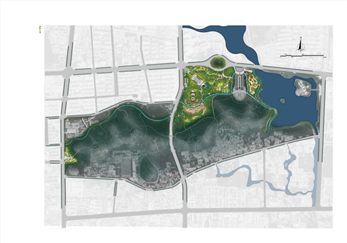 園冶杯專業獎:曾子廣場及洪山河景觀綠化