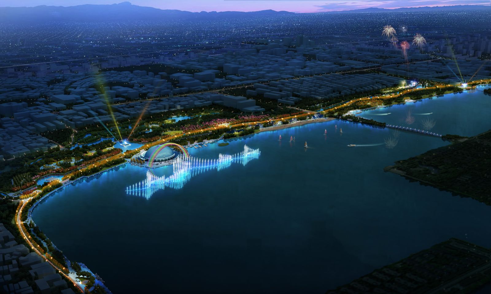 園冶杯專業(yè)獎：聊城東昌湖景觀提升及游路系統(tǒng)項目