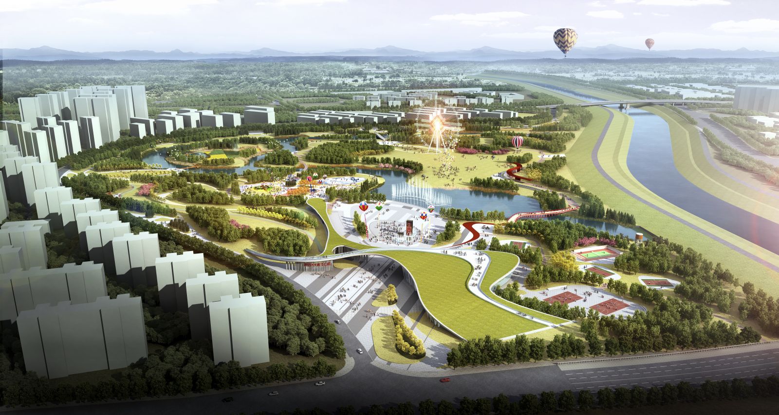 園冶杯專業(yè)獎(jiǎng):合肥市肥西縣濱河公園