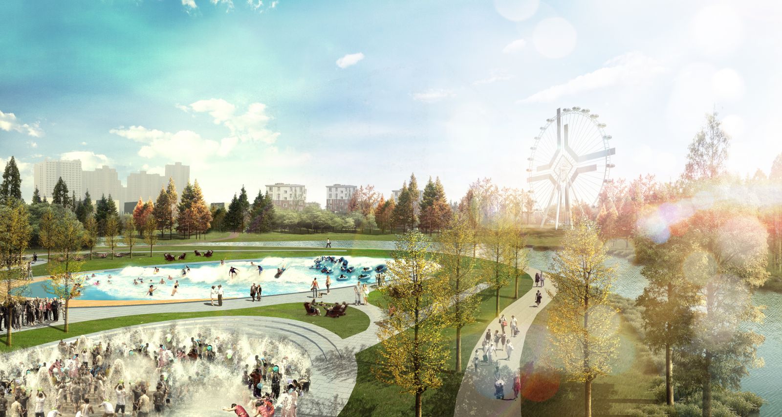 園冶杯專業(yè)獎(jiǎng):合肥市肥西縣濱河公園