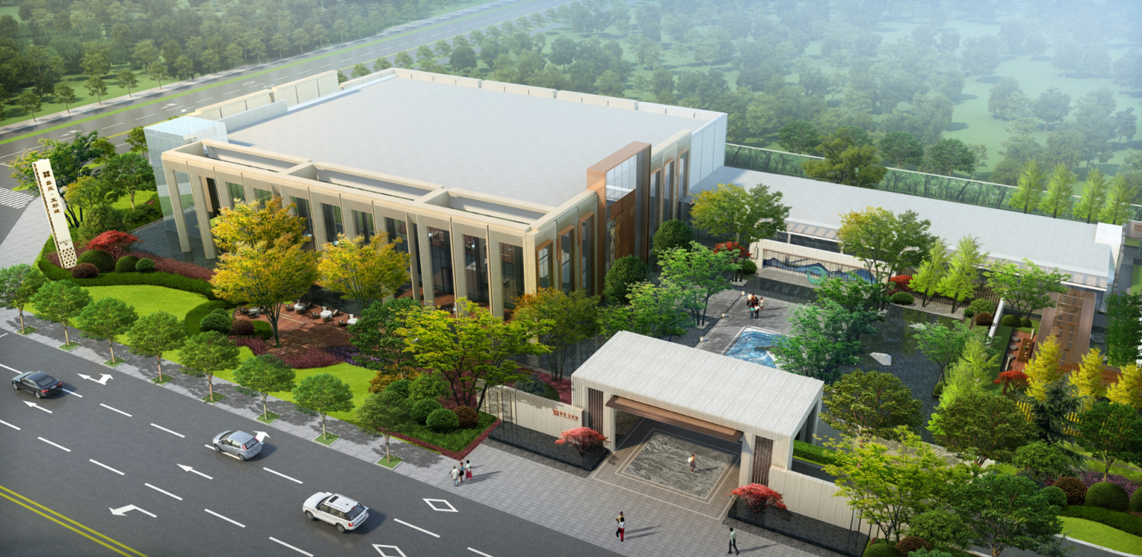 園冶杯專業獎:成都鑫苑中國·五彩城——售樓處景觀方案設計