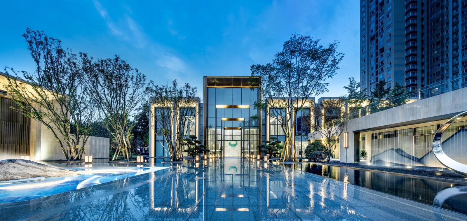 園冶杯專業獎:成都鑫苑中國·五彩城——售樓處景觀方案設計