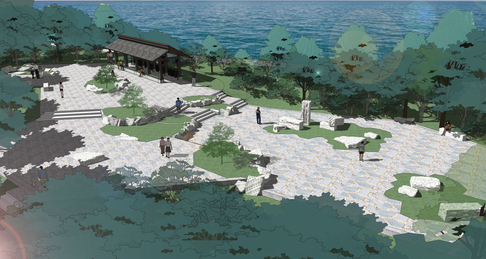 園冶杯專業獎:衡陽市東洲島綜合開發項目景觀設計