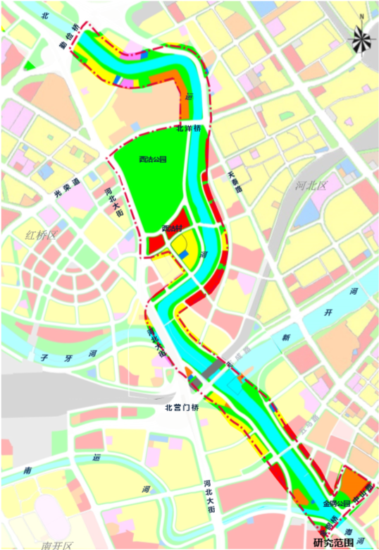 園冶杯專業獎:天津市中心城區大運河勤儉橋至三岔河口段詳細城市設計