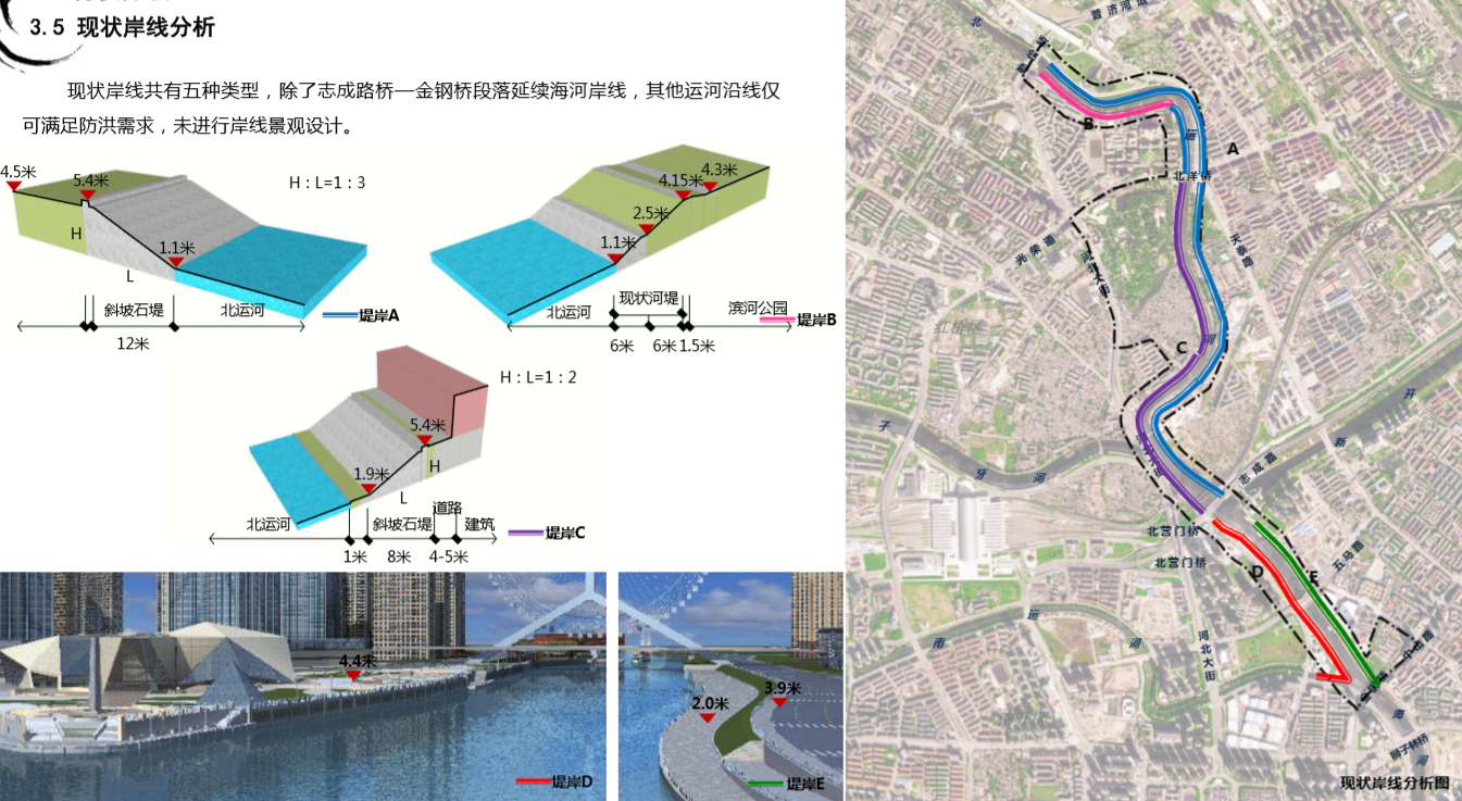 園冶杯專業獎:天津市中心城區大運河勤儉橋至三岔河口段詳細城市設計