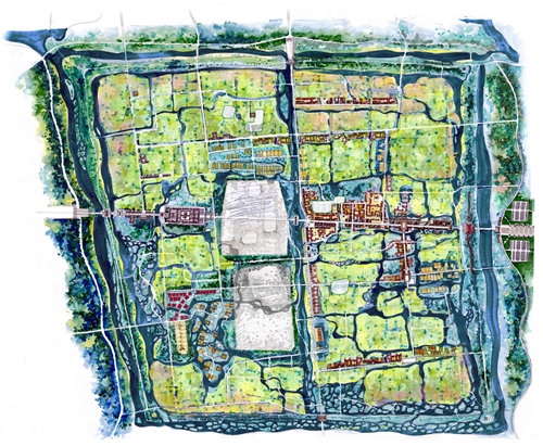 園冶杯專業(yè)獎:湖北荊州郢城文化小鎮(zhèn)概念性規(guī)劃方案