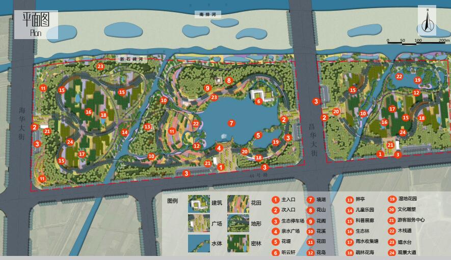 園冶杯專業獎:黃驊城西花卉園工程設計方案