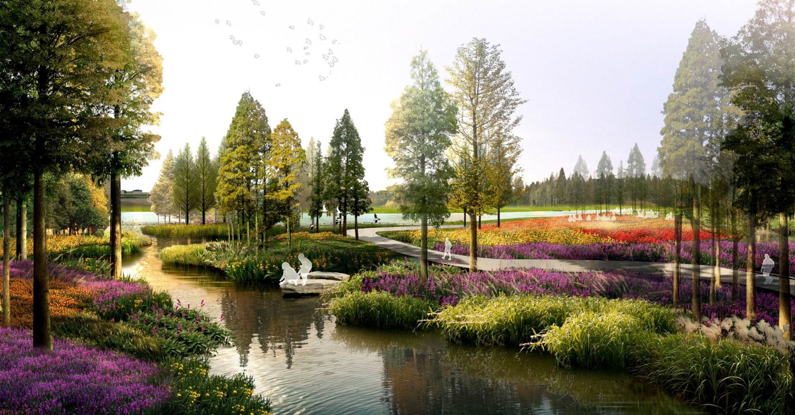 園冶杯專業獎:黃驊城西花卉園工程設計方案