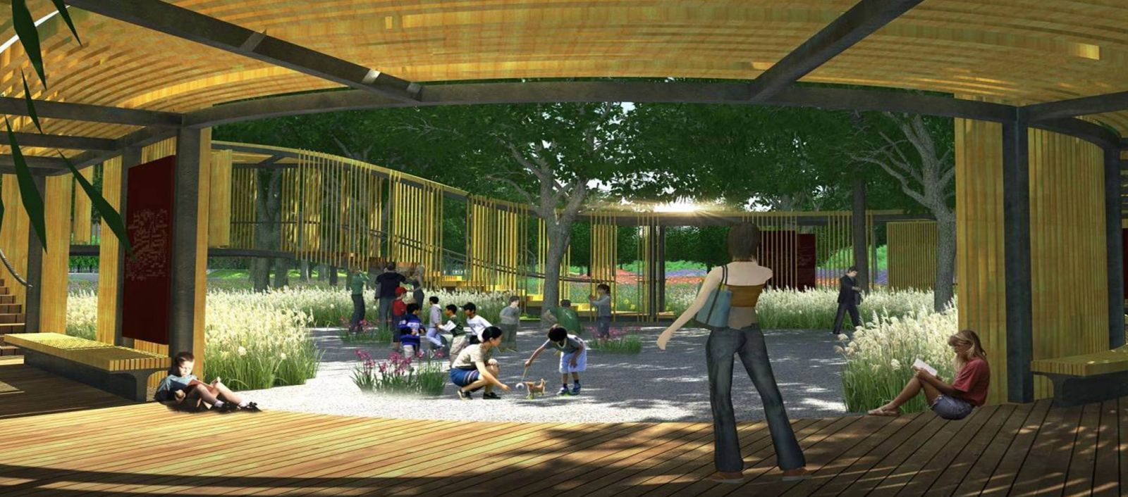 園冶杯專業獎:黃驊城西花卉園工程設計方案