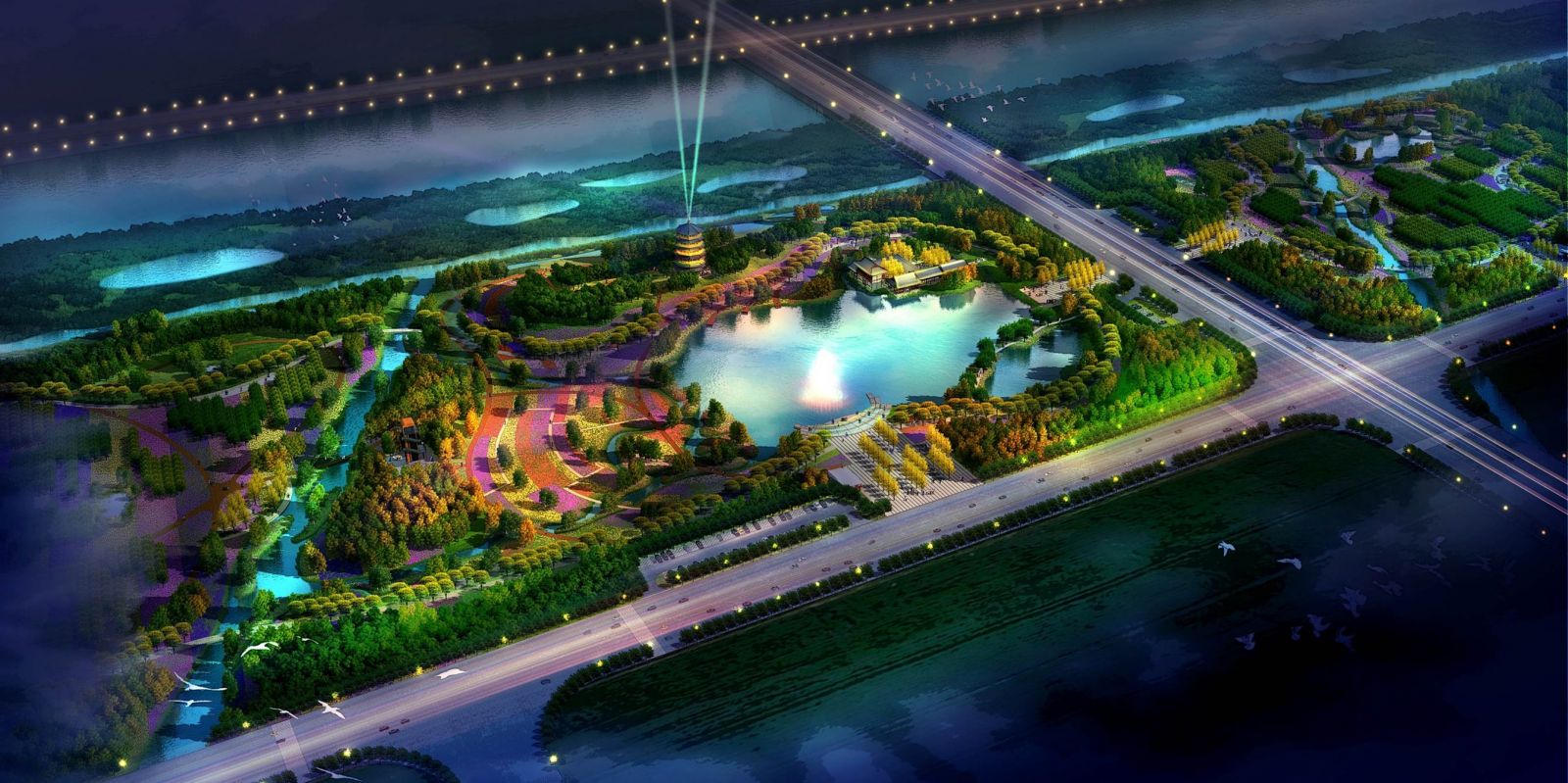 園冶杯專業獎:黃驊城西花卉園工程設計方案